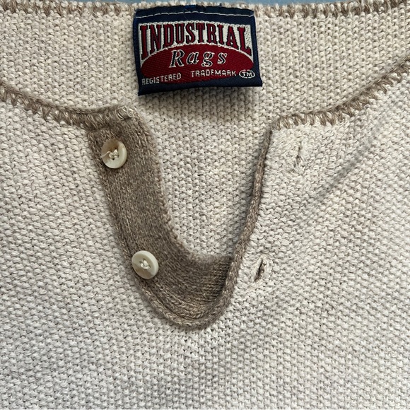 Vintage INDUSTRIAL Rags Cotton Sweater - Picture 5 of 11